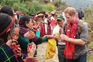 PRINCE HARRY'S VISITHealing Touch