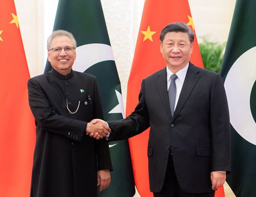 Image result for Visit to China was to show solidarity with Chinese: President