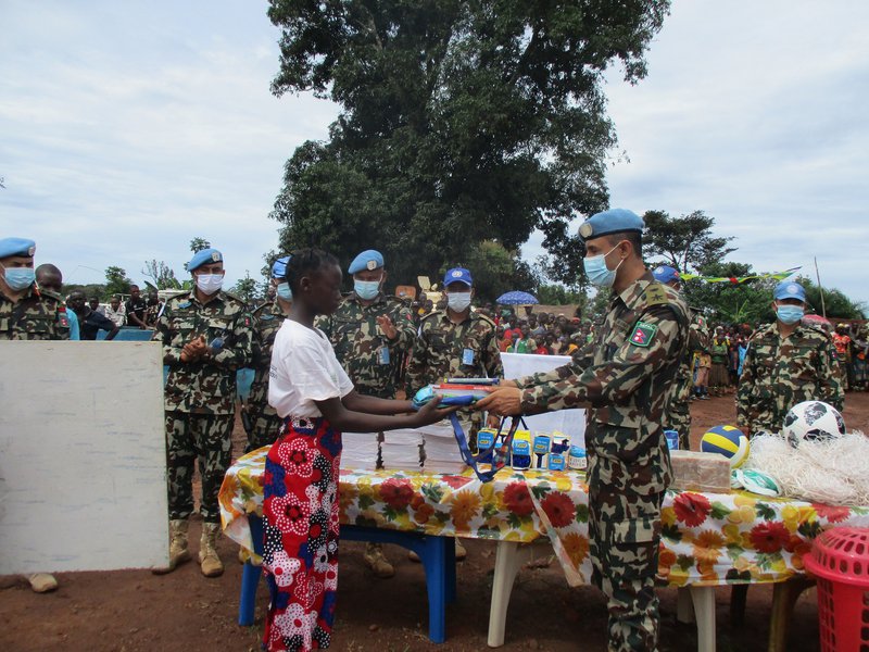 Nepal Army’s MINUSCA Mision Reconstructed A School Building | New ...