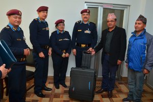 AIGP Shah Hands Over Digital Forensic Equipment