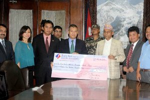 Air Asia donated Rs. five lakh for flood victims