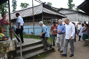 Australian Ambassador Glenn White visits Bhutanese Refugee Camp
