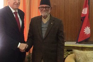 Belgium’s Former Prime Minister Called On Prime Minister Koirala