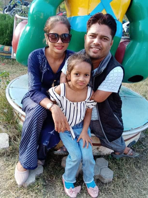 Bhatta with his family.png