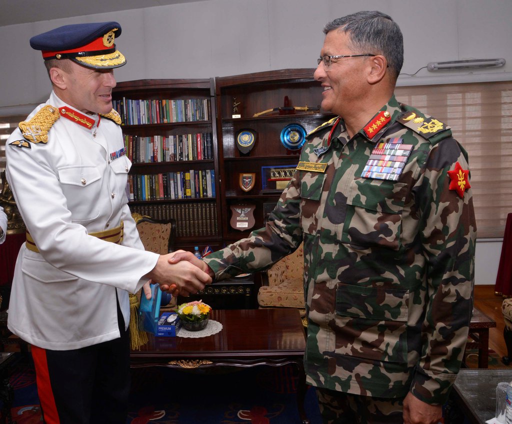 British Major General Capps Pays A Courtesy Call | New Spotlight Magazine