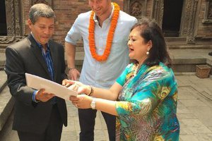 British Prince Harry Visits Patan and Bhktapur