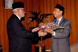 CNI Prez Basnyat Hands PM A Memo