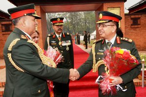 COAS General Chhetri Left For China
