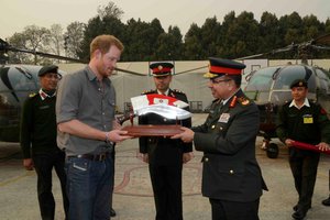COAS General Chhetri Welcomed Prince Harry