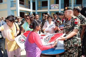 COAS General Rana Distributes Relief Materials