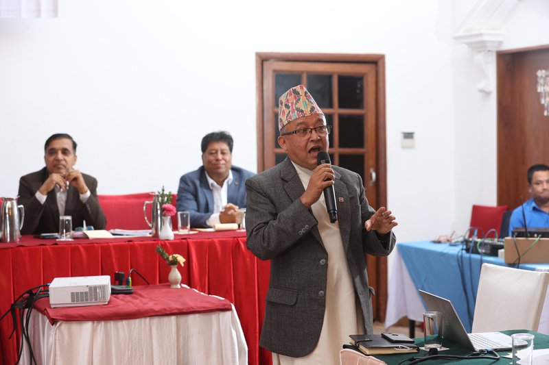 Chief election Commissioner Thapapaliya .JPG