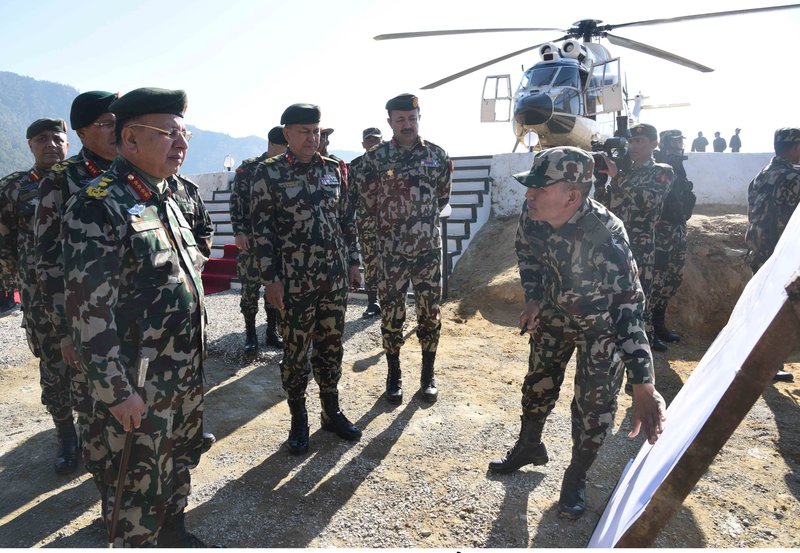 CoAS Chhetri inspecting site.jpg