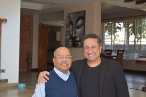 Dr. Niel Pande and Dr.Badri Raj Pande (Son and father Happy family.jpg