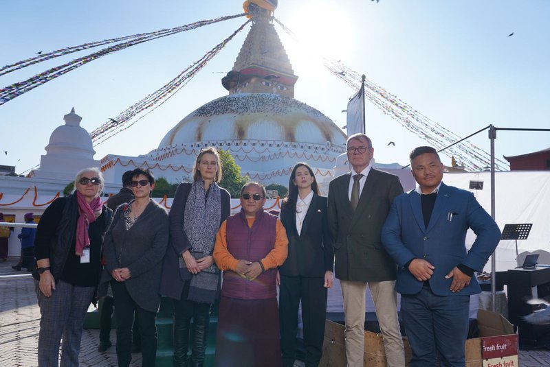 Excellencies from the Embassy of Federal Republic of Germany, the Delegation of the European Union to Nepal, the Embassy of Israel, Representative from the United Nations Nepal together with Sej Namkha Dorje R.jpeg