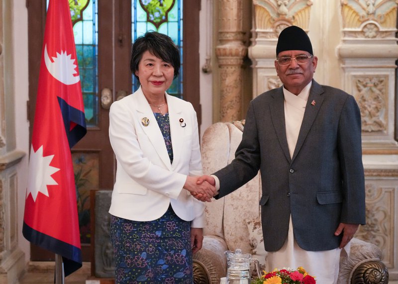 FM Kamikawa&#x27;s Courtesy Call on PM Dahal 1.jpeg