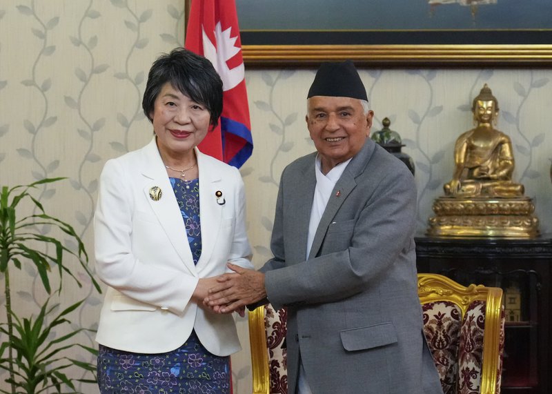 FM Kamikawa&#x27;s Courtesy Call on President Paudel 1.jpeg