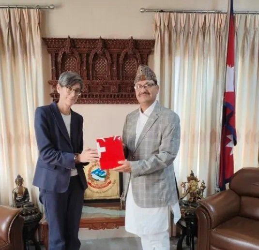 Foreign Minsiter and Ambassador of Switzerland.jpg