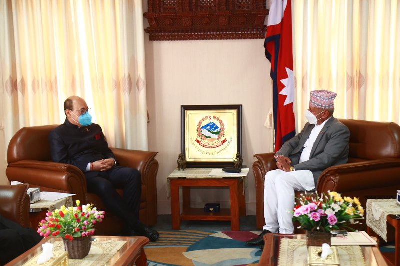 Foreign minister Gyawali and meeting.jpg