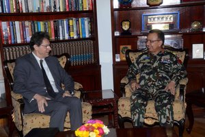 French Ambassador Pays A Courtesy Call on COAS General Chhetri