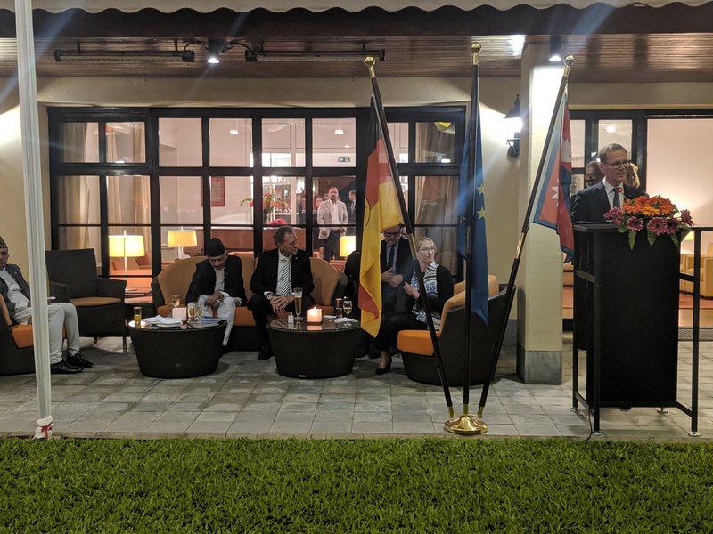 German Ambassador Addressing the program.jpg