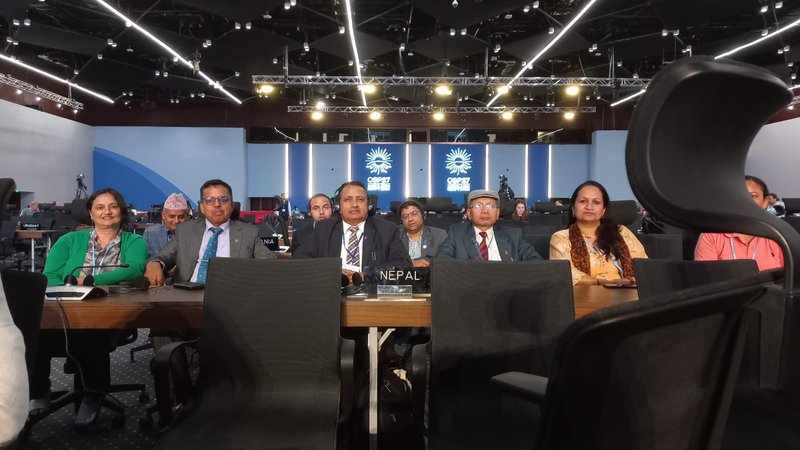 Ghimire in COP27 with delegation.jpg