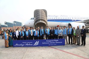Himalaya Airlines’ Inaugural flight to Colombo