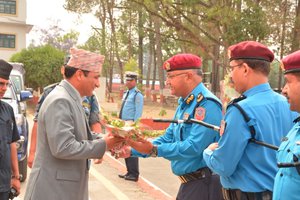 Home Minister Inaugurated Nepal Police’s Multipurpose Hall