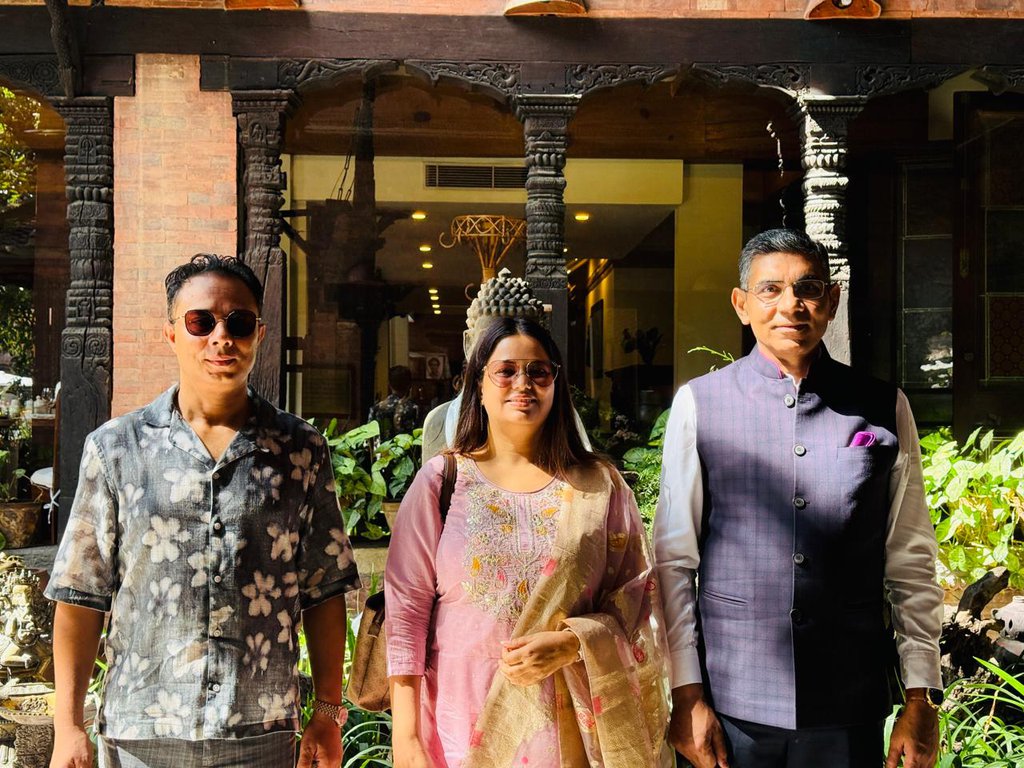 IRGDD President Dr. Dhakal Meets Additional Foreign Secretary of India