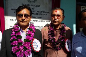 Indian Ambassador Rae Inaugurated School Buildings