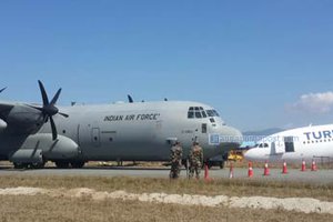 Indian Technicians Begin removing stuck Turkish Airlines, TIA’s International Terminal Remain Closes Till Friday Morning