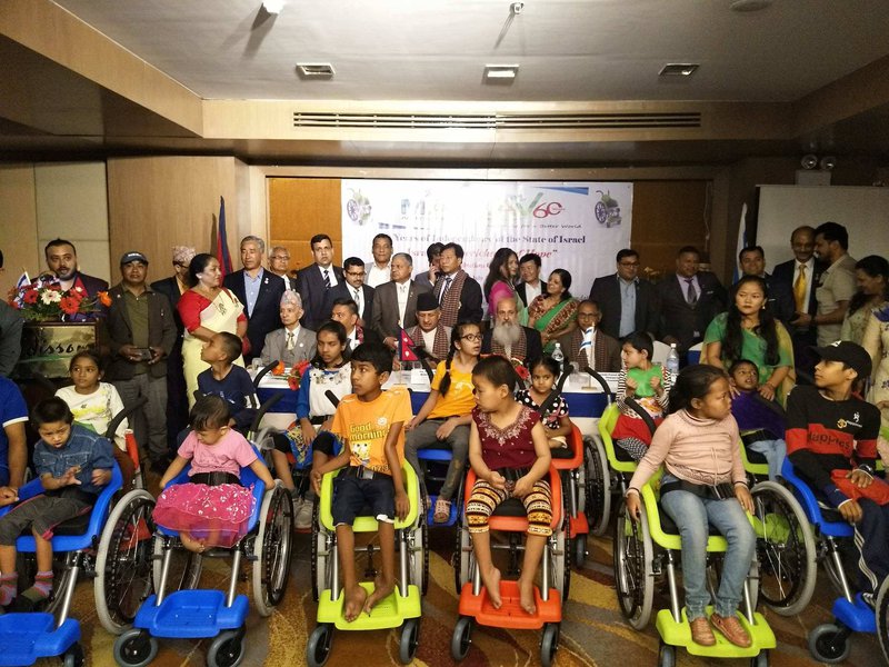 Israel Celebrates Independence Day Distributing Wheelchairs of Hope To Children With Disabilities | New Spotlight Magazine
