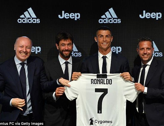 Portugal's Cristiano Ronaldo signs for Juventus from Real Madrid