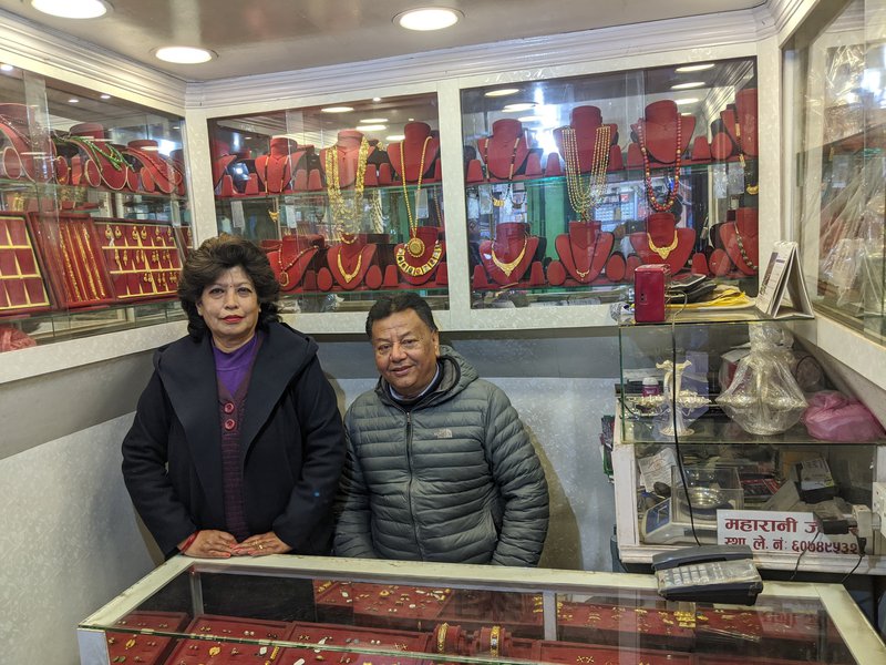 Kalpana Sakya and Dilip Shakya at Jwelleary.jpg