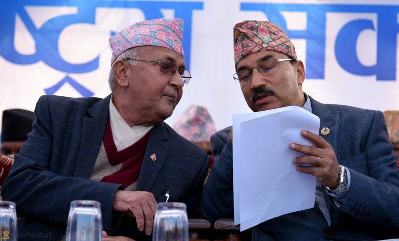 Kamal Thapa and Oli.jpg