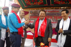 Kathmandu Metropolitan City Hands Over Ambulance