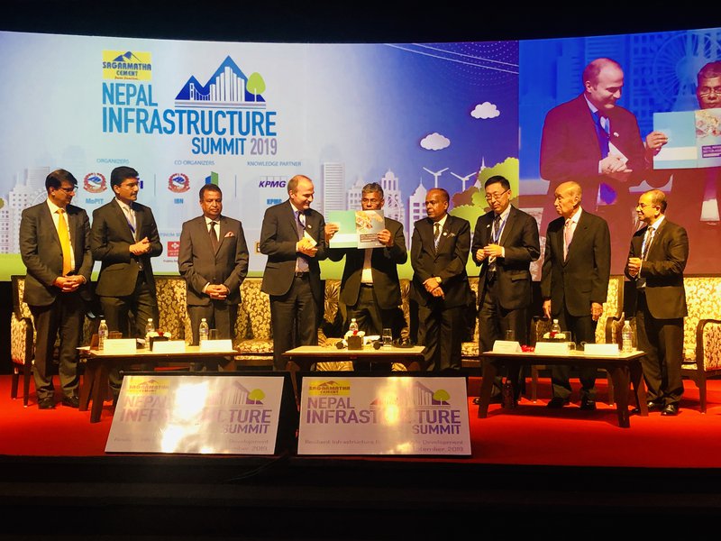 Launch of the report by Hon. Matrika Prasad Yadav, Minister of Industry, Commerce and Supplies II.jpg