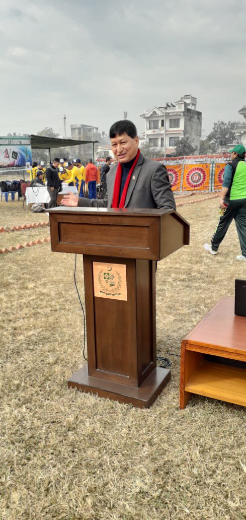 Mayor Shakya addressing program.jpg