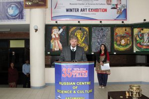 NEPAL-RUSSIA ART: Winter Art Exhibition