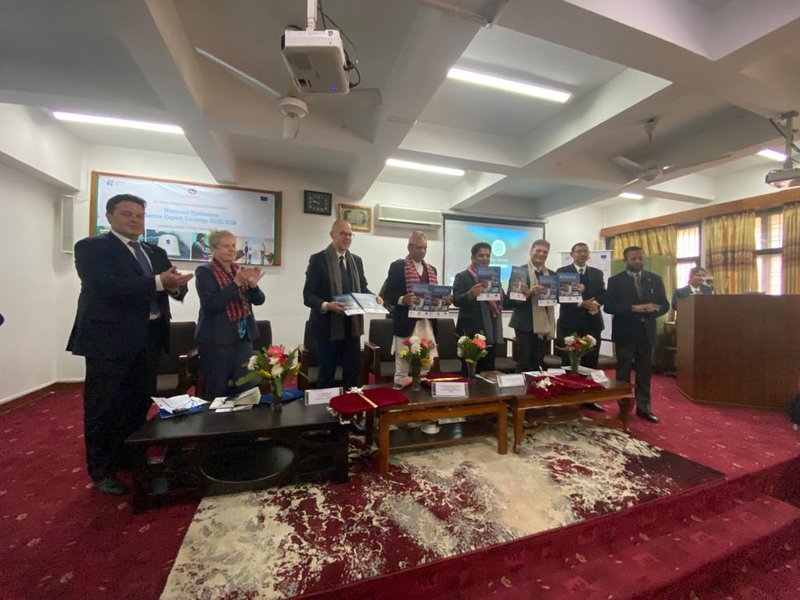 Nealese official and EU director jointly  launched Pashimina Strategy.jpg