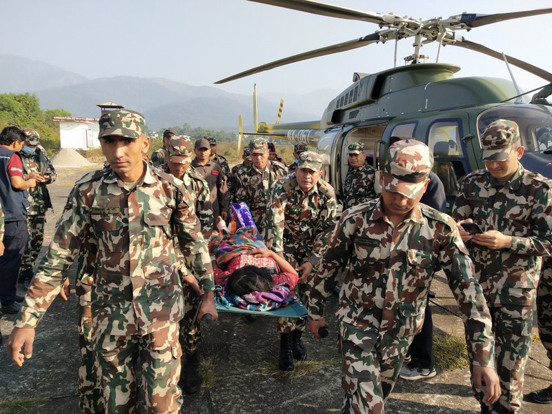 Nepal Army in Rescue Jajarkot.jpg