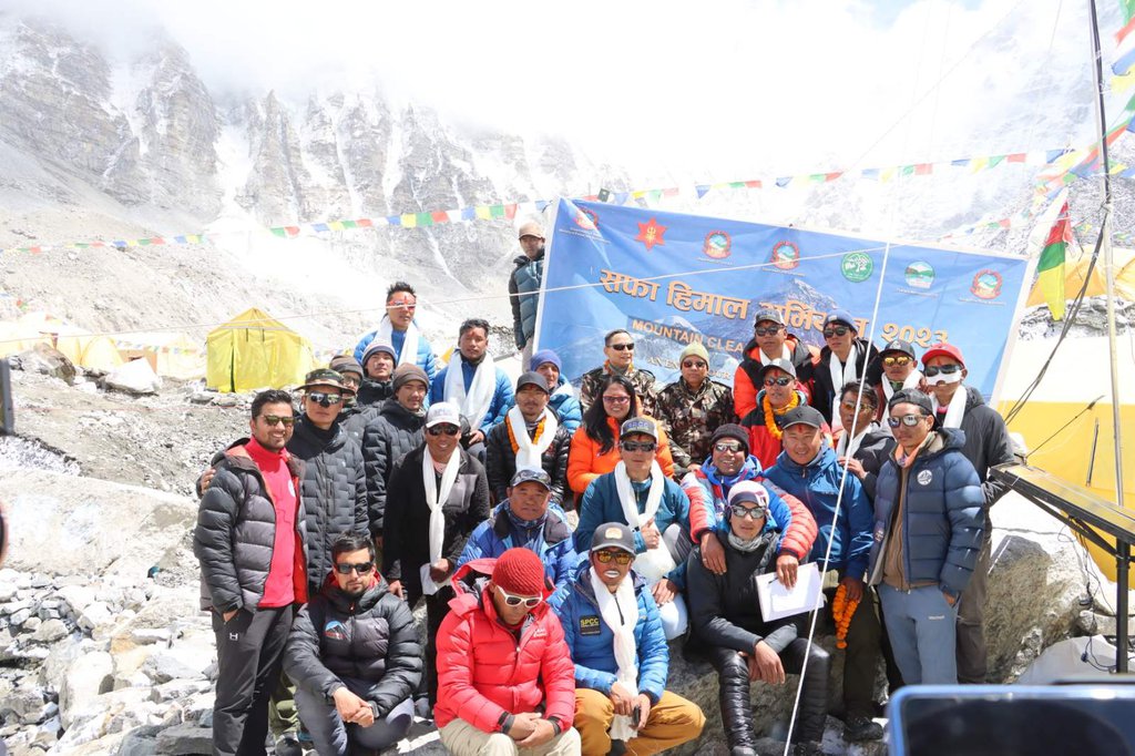 Nepal Army Collects More Than 35,000 kg Of Garbage From Mountains