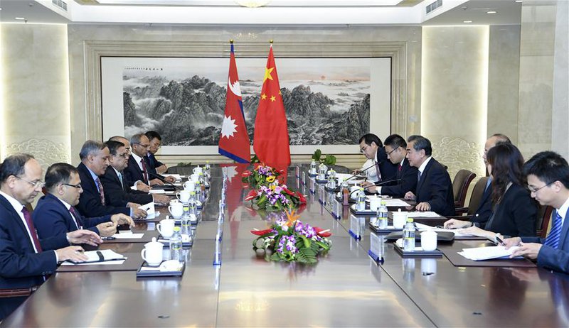 Nepal foreing minsiter in China.jpg