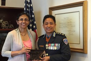 Nepal’s Anti-Trafficking Hero Superintendent of Police Kiran Bajracharya Honored