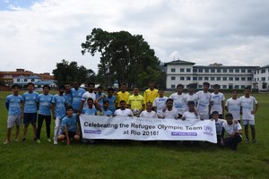 Olympian Deepak Bista celebrates Refugee Spirit and Olympic Participation