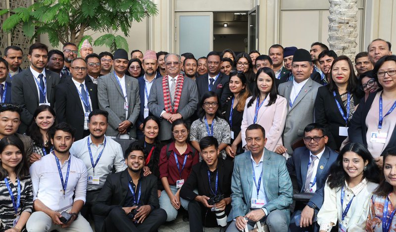 PM Prachanda at COP 28.jpg