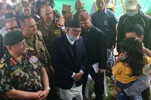 PM visits Israeli Field Hospital
