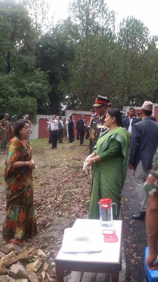 President Bhandari with Chanda Rana.jpg