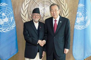 Prime Minister Koirala met wtih UN Secretary General