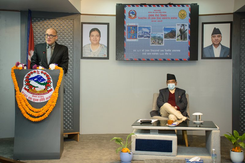 Robert Kasca, the UN Resident Coordinator a.i. speaking at the ceremony.jpg