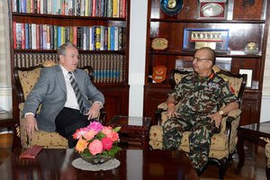 Russian Ambassador Pays courtesy Calls on COAS Chhetri